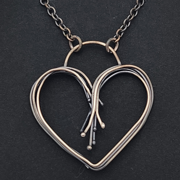 Necklace - Twig Heart