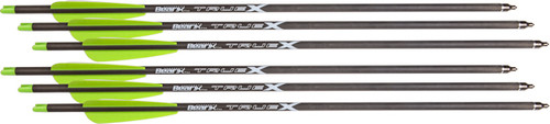 Bear-x Truex Crossbow Bolts - 20" Carbon 6pk
