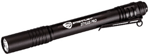 Streamlight Stylus Pro Light - White Led Black W/pocket Clip