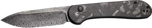 Civivi Knife Elementum 3.47" - Marble Carbon Fiber/blk Stnwsh