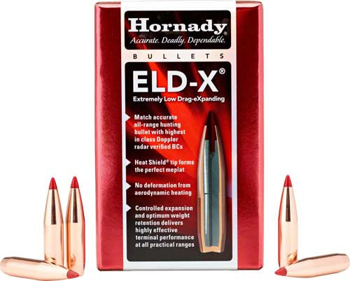 Hornady Bullets 22 Cal .224 - 80gr. Eld-x 100ct 25bx/cs