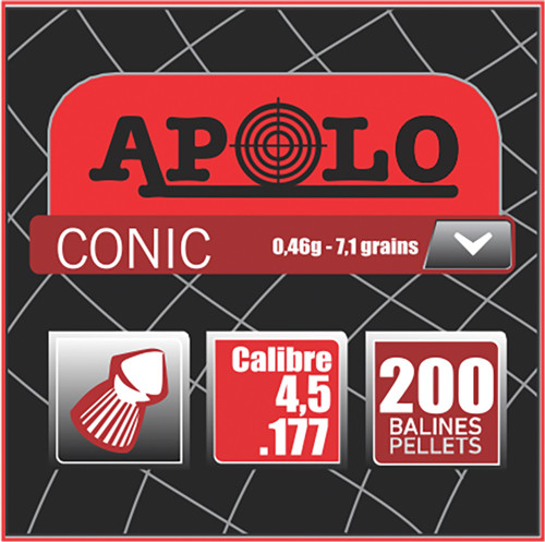 Hatsan Apolo .177 Conic 7.1gr - 200 Pack
