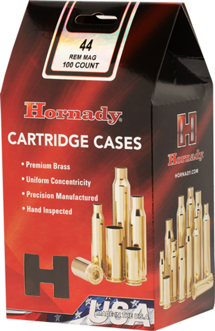 Hornady Unprimed Cases - .44 Rem Mag 100pk 5bx/cs
