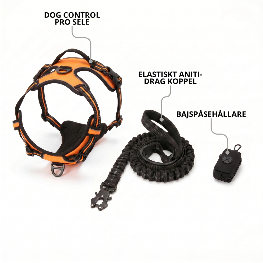 Dog Control Pro 2.0 — Orange / No-Pull Bundle