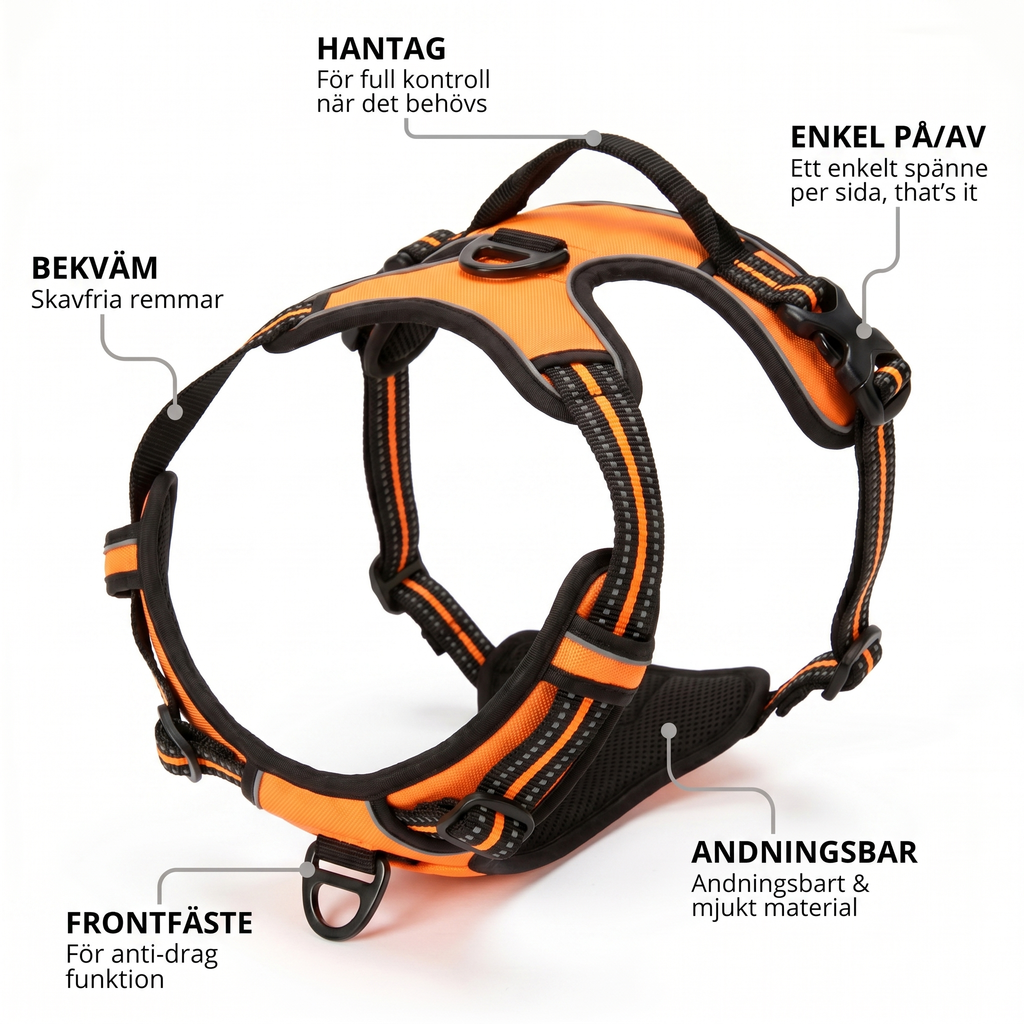 Dog Control Pro 2.0 — Orange / Harness Only