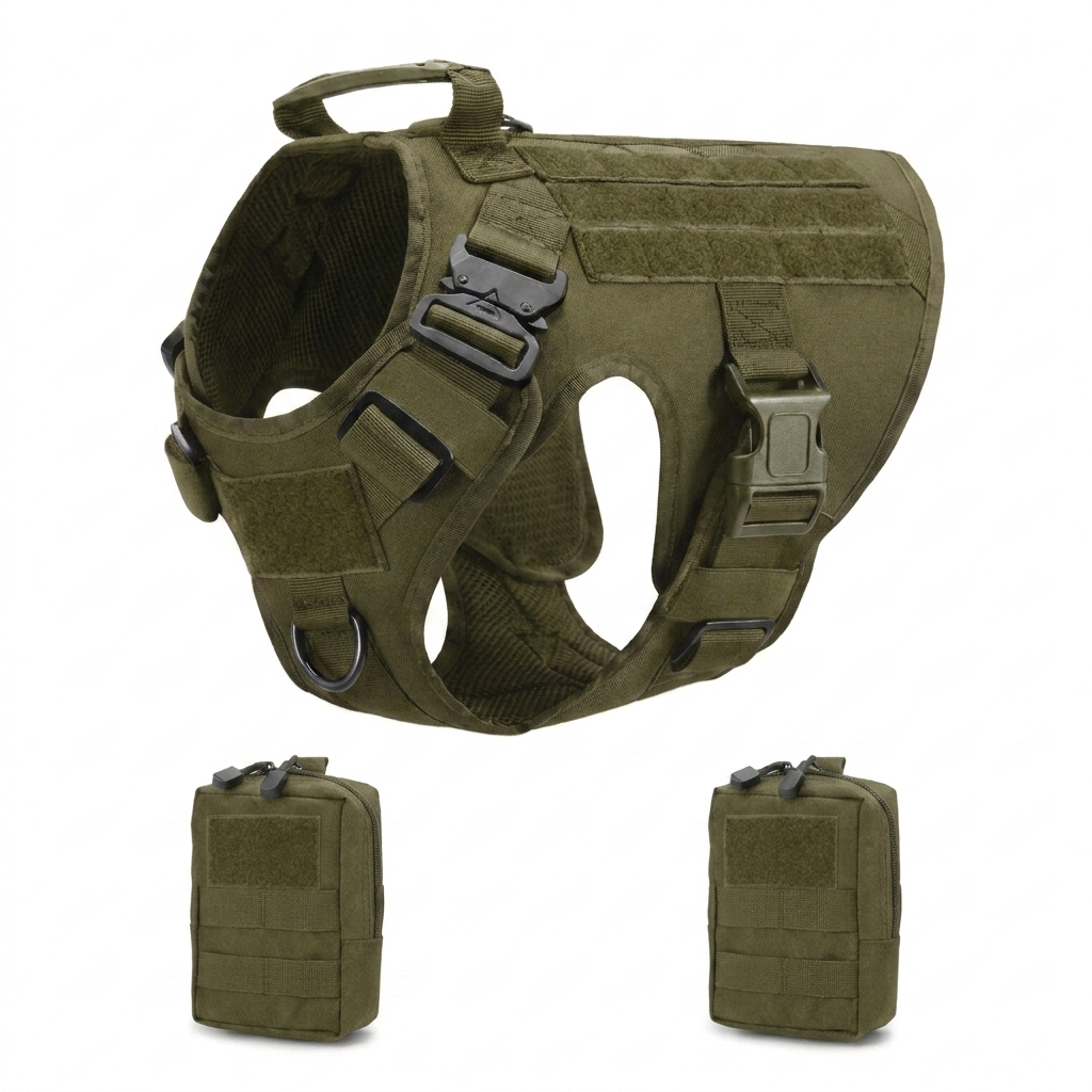 Militärselen — Grön / Ja