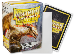 Dragon Shield - Classic Standard Size Sleeves 100pk - White Dragon Shield - Classic Standard Size Sleeves 100pk - White