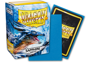 Dragon Shield - Matte Standard Size Sleeves 100pk -Sapphire Dragon Shield - Matte Standard Size Sleeves 100pk -Sapphire