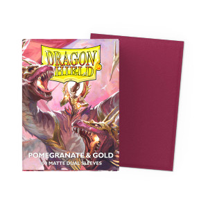 Dragon Shield - 25th Special Edition - Matte Dual Sleeves - Red/Gold