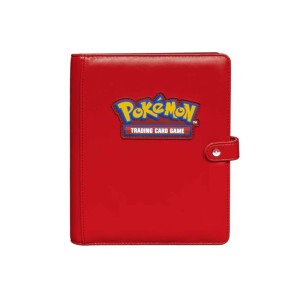 Ultra Pro - Premium Red Snap 4 Pocket Binder - Pokemon Ultra Pro - Premium Red Snap 4 Pocket Binder - Pokemon
