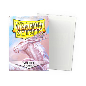 Dragon Shield - Matte Standard Size Sleeves 100pk - White