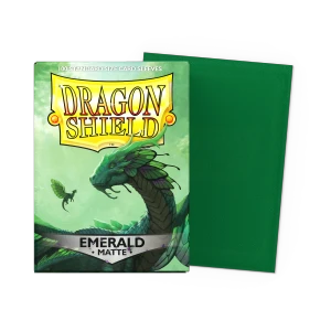 Dragon Shield - Matte Standard Size Sleeves 100pk - Emerald