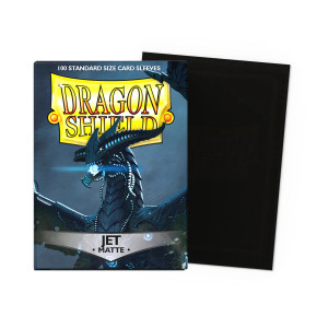 Dragon Shield - Matte Standard Size Sleeves 100pk - Jet