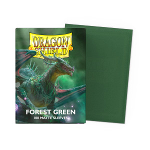 Dragon Shield - Matte Standard Size Sleeves 100pk - Forest Green