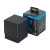 Vaultx Exo-Tec Toploading Deck Box - Black - Electric Blue