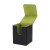 Vaultx Exo-Tec Toploading Deck Box - Black - Electric Green