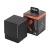 Vaultx Exo-Tec Toploading Deck Box - Black - Electric Orange