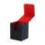 Vaultx Exo-Tec Toploading Deck Box - Black - Electric Red