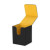 Vaultx Exo-Tec Toploading Deck Box - Black - Electric Yellow
