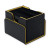 The Vault X Exo-Tec Sideloading Deck Box - Black - Electric Yellow