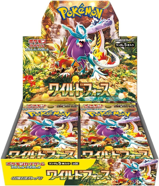 sv5K - Pokémon - Booster Box - Wild Force - JPN - Japanese - Japan - Pokemon