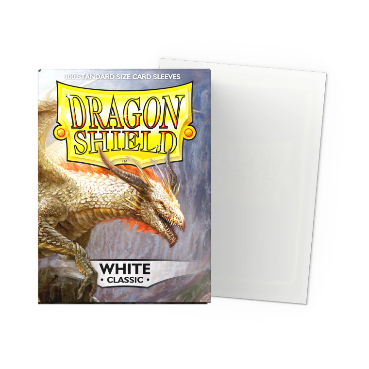 Dragon Shield - Classic Standard Size Sleeves 100pk - White
