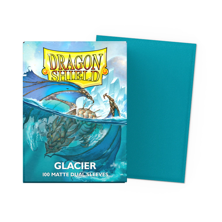Dragon Shield - Matte Dual Sleeves Standard Size 100pk - Glacier Miniom