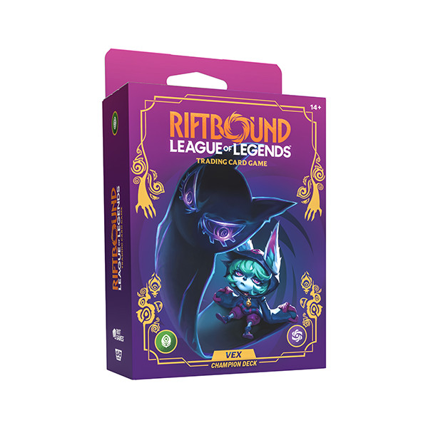 Riftbound League of Legends TCG  Set 3 Unleashed Champion Deck Vex ENG english