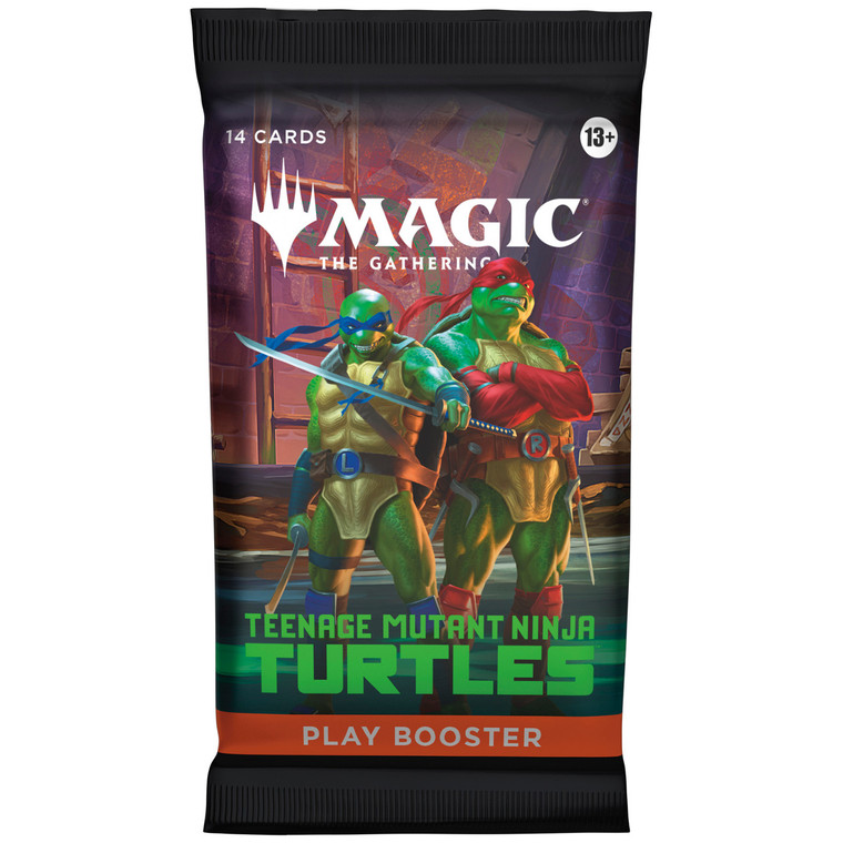 MTG - TMNT - Teenage Mutant Ninja Turtles Play Booster Pack Magic the gathering