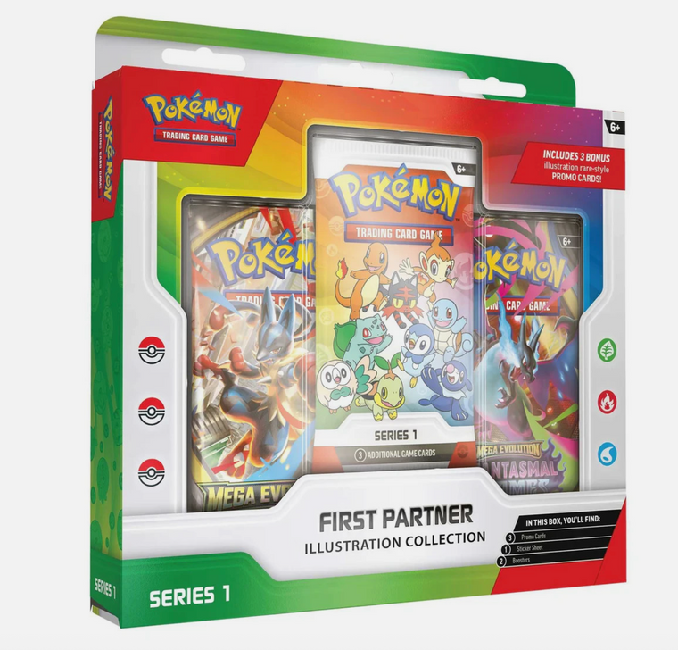 Pokémon - Trading Card Game (TCG): First Partners Illustration Collection Series 1