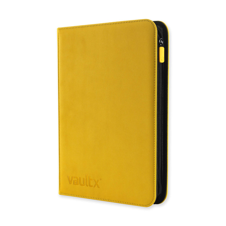 Vaultx Zip Binder Yellow 9-Pocket
