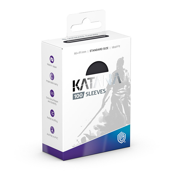 Ultimate Guard Katana Sleeves - Standard Size - Obsidian Shard (100 pack)