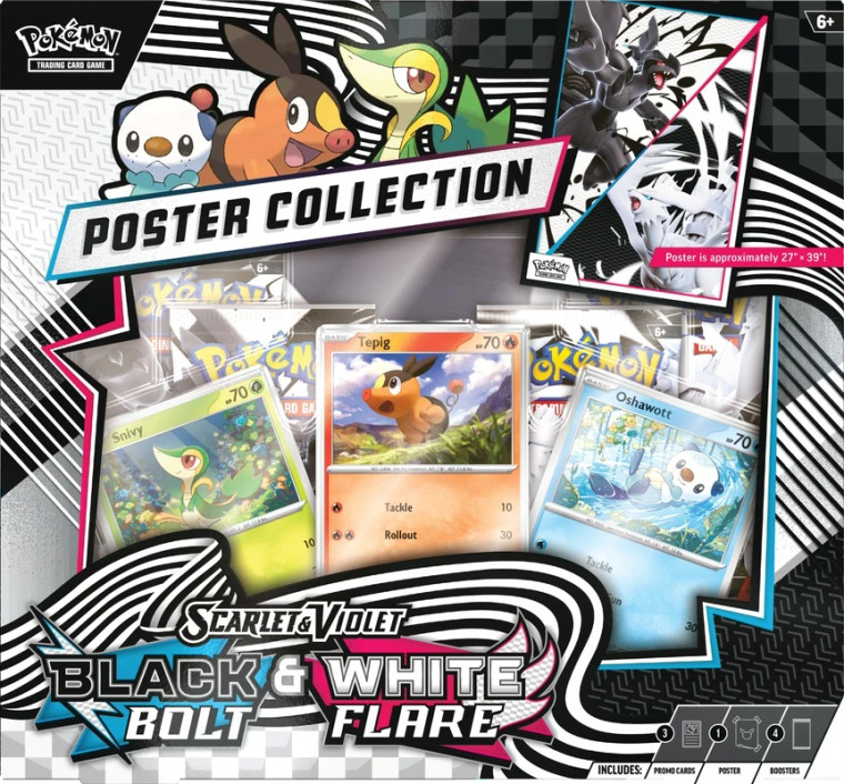 Pokémon - SV Black Bolt & White Flare Unova Poster Collection - ENG