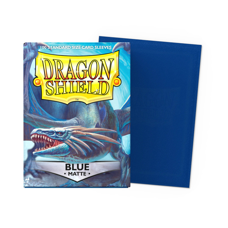 Dragon Shield - Matte Standard Size Sleeves 100pk - Blue