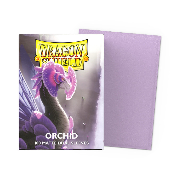 Dragon Shield - Dual Matte Standard Size Sleeves 100pk - Orchid