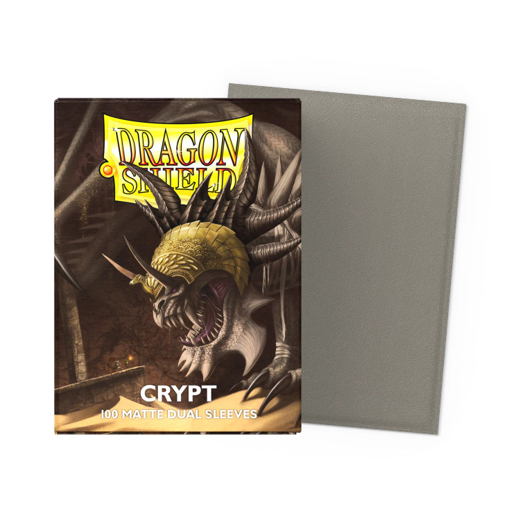 Dragon Shield - Dual Matte Standard Size Sleeves 100pk - Crypt Neonen
