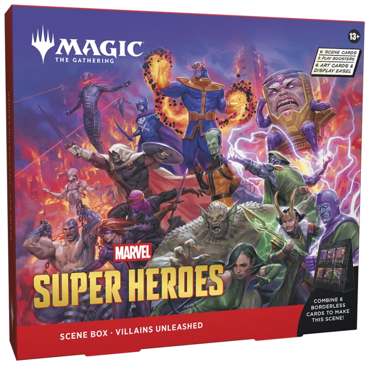 MTG - Magic: The Gathering - Marvel Super Heroes Scene Box - Villains Unleashed