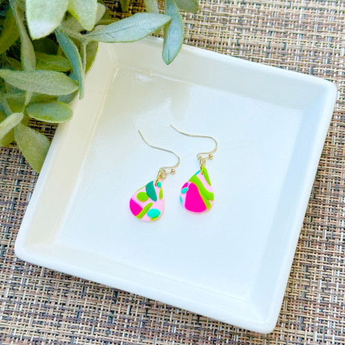 Palm Beach Party Earrings - Teardrops