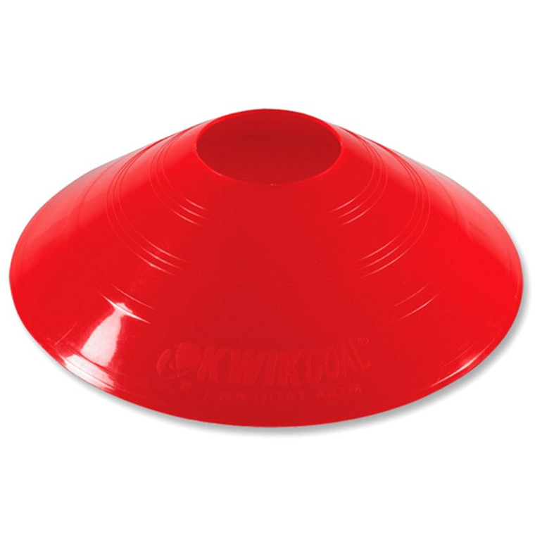 Small Disc Cones 8" Red- 25 Pack