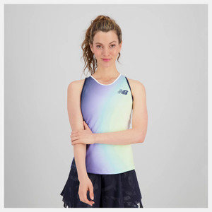 New Balance Printed Tournament V-Neck Tank New Balance Printed Tournament V-Neck Tank