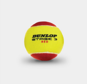 Dunlop Junior Starter Red 12 balls Stage 3 Dunlop Junior Starter Red 12 balls Stage 3
