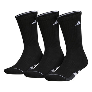 Adidas Men's Cushioned Crew Socks (Black) Adidas Men's Cushioned Crew Socks (Black)