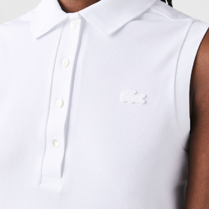 Lacoste Women's L.12.D Slim Fit Sleeveless Polo Lacoste Women's L.12.D Slim Fit Sleeveless Polo