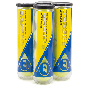 DUNLOP-CHAMPIONSHIP ALL SURFACE 4 BALL CAN (4 CANS)