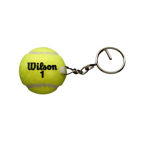 Tennis ball keychain