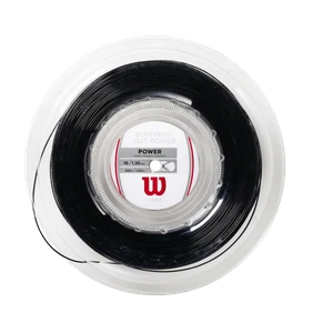 WRZ905200 Wilson Tennis Reel String Synthetic Gut Power 116 Gauge Black