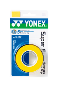 Yonex Super Grap Overgrips (Yellow) Yonex Super Grap Overgrips (Yellow)