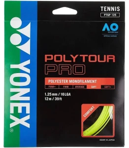 Yonex Polytour Pro 16L G / 1.25 mm - Yellow