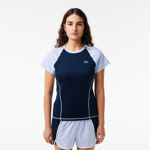 Lacoste Women's Slim Fit Ultra-Dry Sport Stretch T-shirt