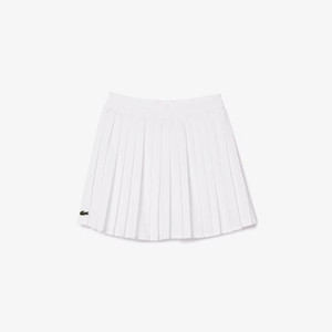 Lacoste Jupe Plissée Junior Blanc